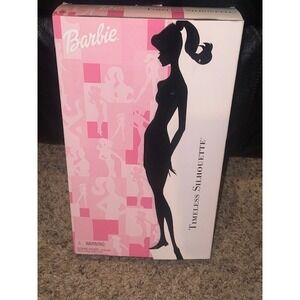Timeless Silhouette Barbie Doll Pink Gown‎ Black Velvet Bodice NRFB New